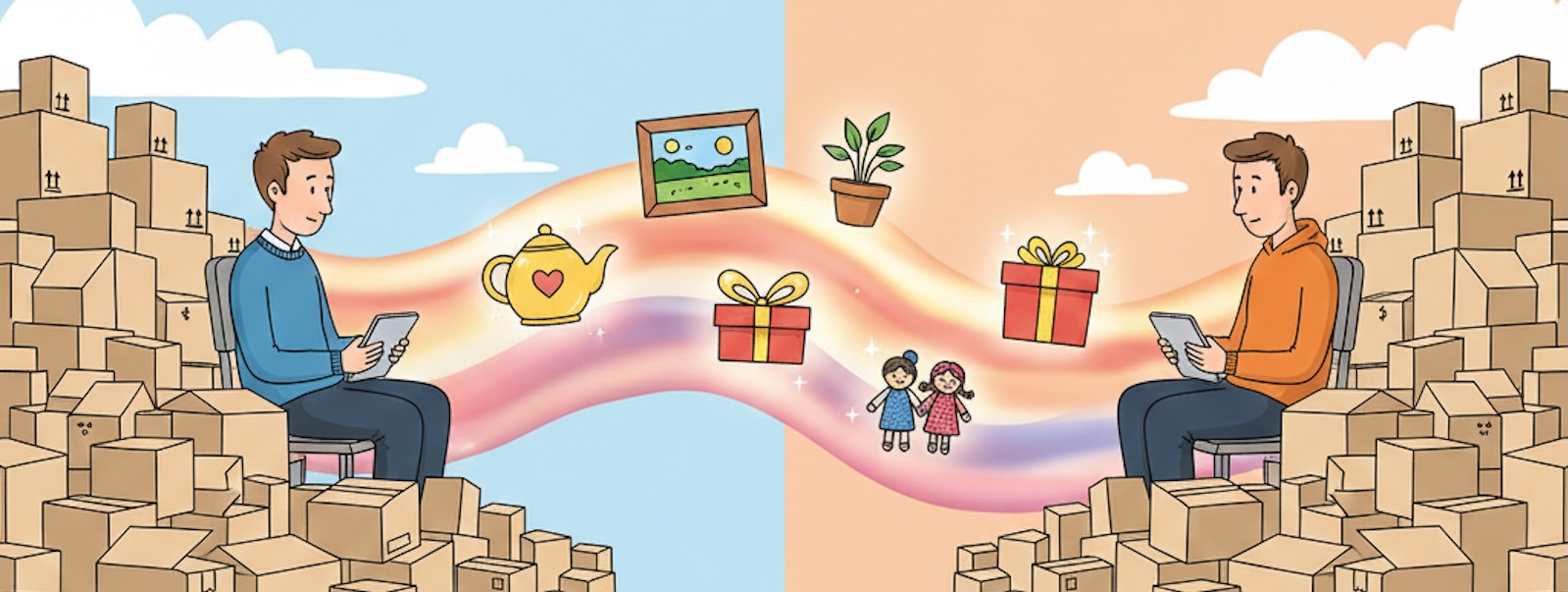 Lontani ma vicini: Regali per accorciare le distanze (Amicizia e Amore)