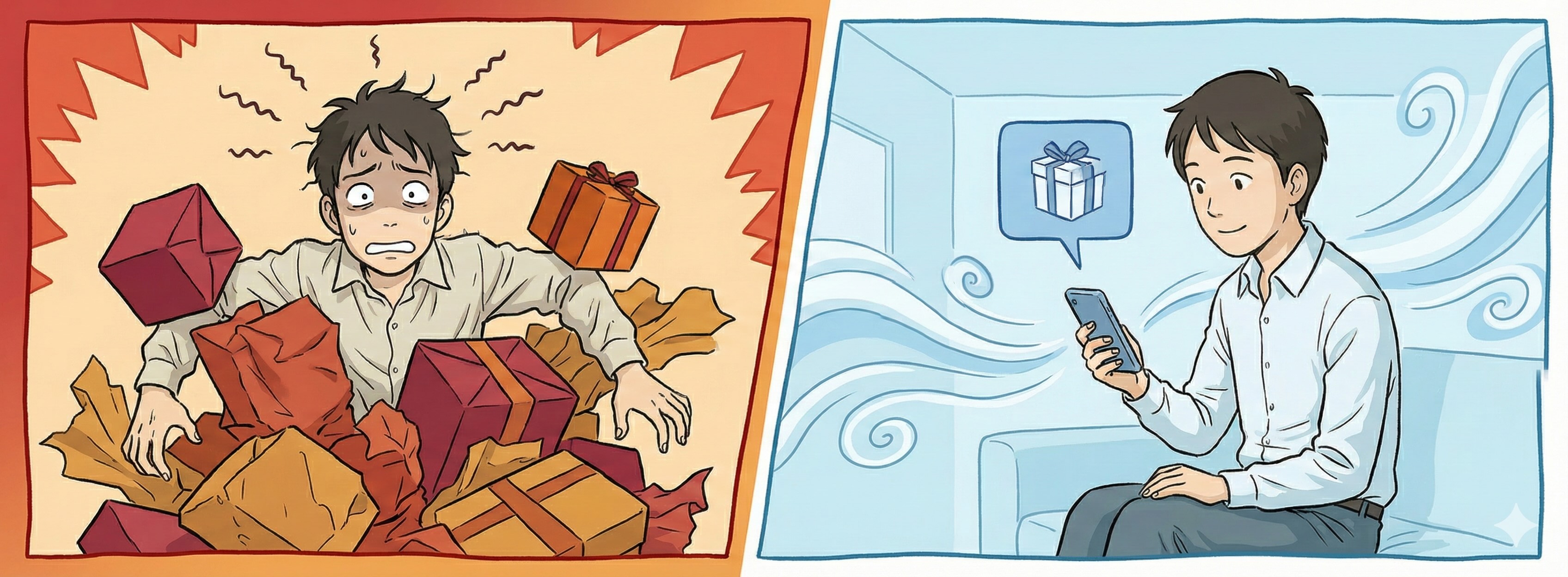 Odio girare per negozi: Trova il regalo giusto in 3 minuti di chat